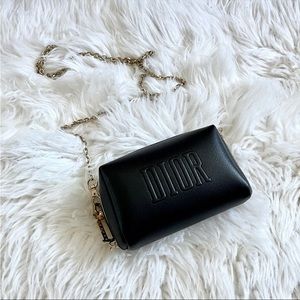 Dior mini makeup pouch NEW with complimentary strap
